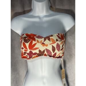 Swim Systems Pressed Petals Maya Underwire Top Size M